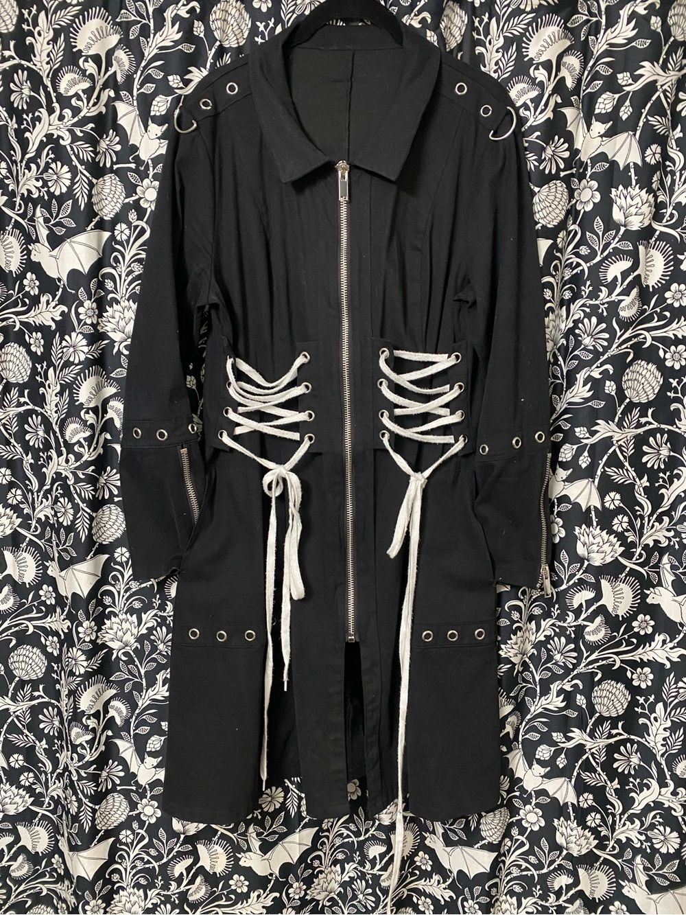 Dolls Kill Widow Corset Style Coat